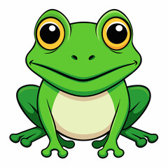 Frog art vector illustration