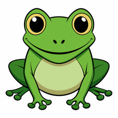 Frog art vector illustration