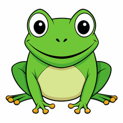 Frog art vector illustration