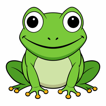 recommend clip art: Frog art vector illustration