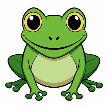 recommend clip art: Frog art vector illustration