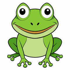 Frog art vector illustration