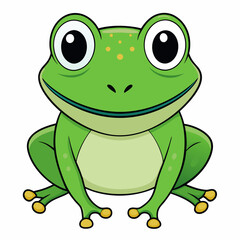 Frog art vector illustration