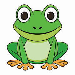 Frog art vector illustration