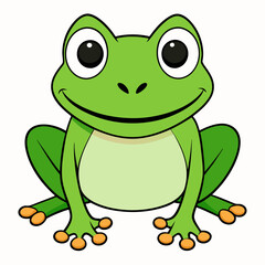 Frog art vector illustration