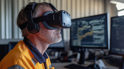 Virtual reality training session