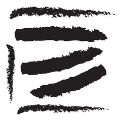 Set of paint brush stroke, ink splatter and artistic design elements, Dirty watercolor texture, box, frame, grunge background, black paint, ink brush stroke