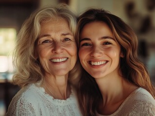 Warm Affection: A Mother-Daughter Moment