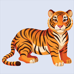 Tiger animal vector