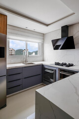 Cozinhas bonitas, design de interiores