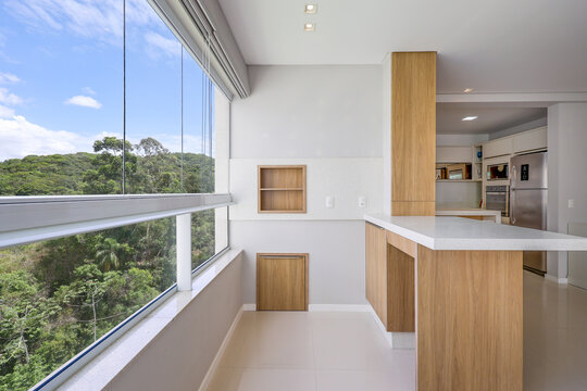 Cozinhas bonitas, design de interiores