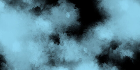 Aquarelle paint paper textured canvas for design with the sunlight passing, brush painted blue and black background used in weeding card, cover, graphics design and web design. 