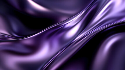 Obraz premium A smooth, flowing texture in shades of purple, evoking elegance and depth.
