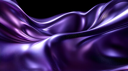 Obraz premium A smooth, flowing texture in shades of purple, resembling fabric or liquid.