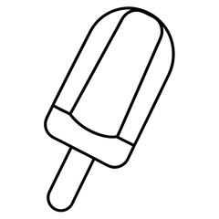 Paletas black vector illustration