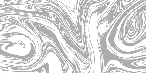 Abstract Pattern white and gray  marble texture and background. Liquify Swirl white and gray color art. acrylic pours liquid marble surface design.	