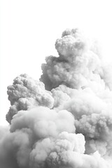 Dense smoke and explosion in a city setting, indicating danger or imminent danger.