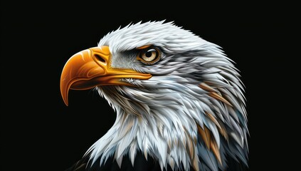 Obraz premium Majestic Bald Eagle Portrait
