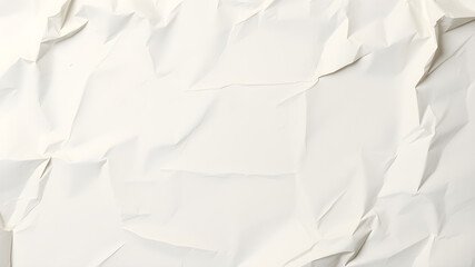 Fototapeta premium Soft Crumpled Paper Background with Space for Text. Generative AI