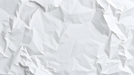 Soft Crumpled Paper Background with Space for Text. Generative AI