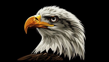 Fototapeta premium American Bald Eagle Portrait