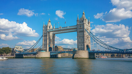 Obraz premium Tourism in the UK: Exploring London landmarks,