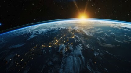 A time-lapse of Earth rotation from space, showing the dynamic and ever-changing nature of our planet.