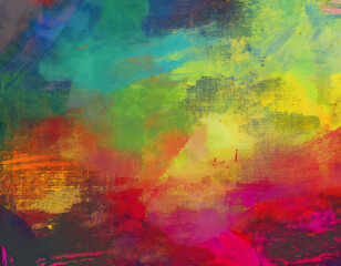 Vibrant Grunge Texture with Distressed Grainy Effect