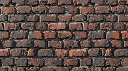 Fototapeta premium Brick wall with textured overlay.