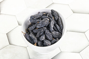 Blue raisin - dry grape berries