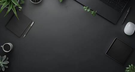 Minimal style interior with big dark wall empty room with plants on a floor, Minimal style interior, big dark wall, empty room, plants on floor, minimalist design
