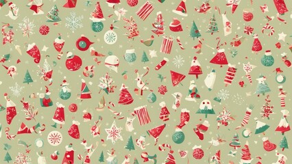 Naklejka premium red christmas background