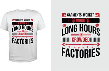 Working women vector typography T-shirt Design.
