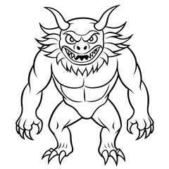 Monster art vector illustrator