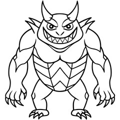 Monster art vector illustrator
