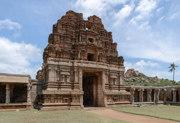 Ruins of the Achyutaraya Temple in Hampi. India.
