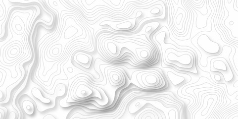 Seamless stripe topography map pattern camping grid cartography diagram black and white geometric carve wave line. abstract landscape topography line map vector wavy texture design background.