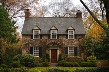 Philadelphia Suburban Colonial Home: New Colonial Style House in Suburban Philadelphia, Pennsylvania