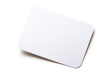 Social Security Card Template. Blank US Card on White Background