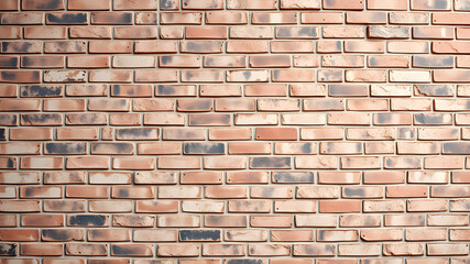 Obraz premium Textured Brick Wall Background with Space for Text. Generative AI