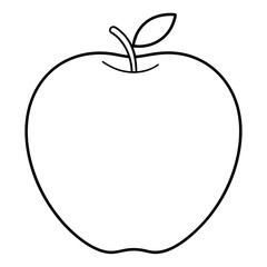 A apple on