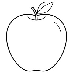 A apple on