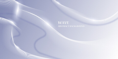 Futuristic Modern abstract background with wavy lines. Digital technology concept. vector illustration. Abstract background design. 