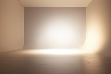 A Softly Illuminated Studio Corner Inviting Creativity and Reflection in an Ethereal Light Setting with Subtle Color Gradients and Serenity.