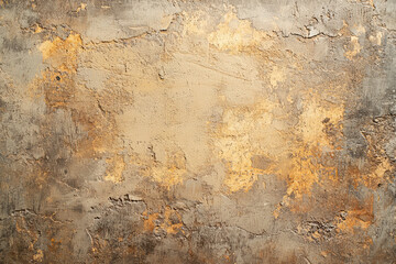 Fototapeta premium Exploring the Depths of Texture: A Beautifully Weathered Wall Surfaces full of Character and Artistry in Earthy Tones and Unique Patterns