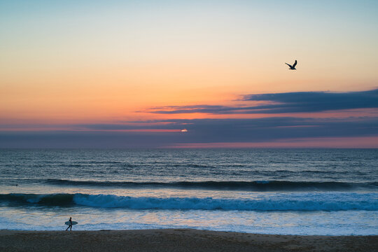 Sunset on Seignosse beach (France)
Coucher de Soleil sur la plage de Seignosse (France)