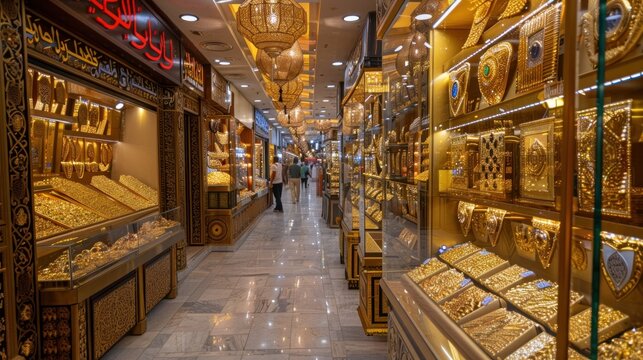 Gold Souk in Dubai: A Glimpse into the Sparkling World of Jewelry
