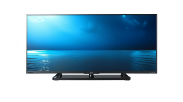 LED TV Isolated on transparent background