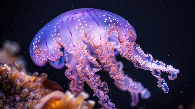 Mauve stinger purple jellyfish - Pelagia noctiluca