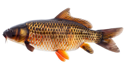 Fototapeta premium fish isolated on white background